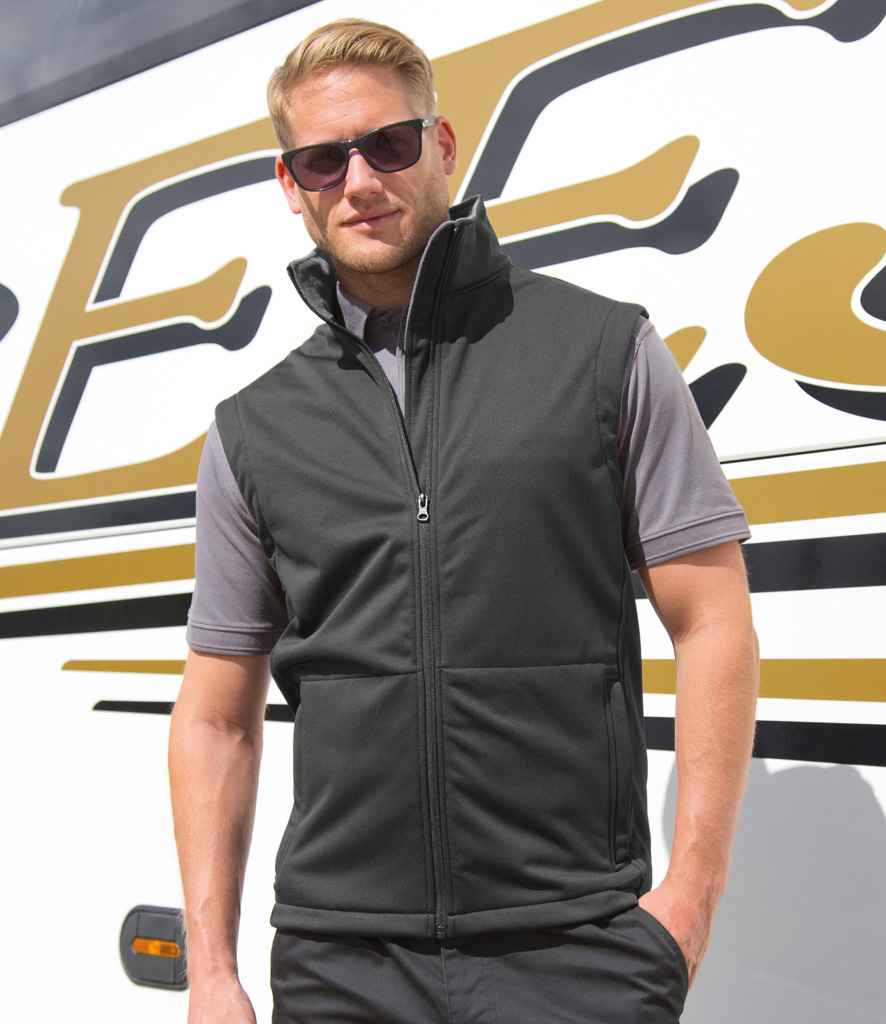 Result Core Soft Shell Bodywarmer | Black Gilet - Lancashire Teamwear