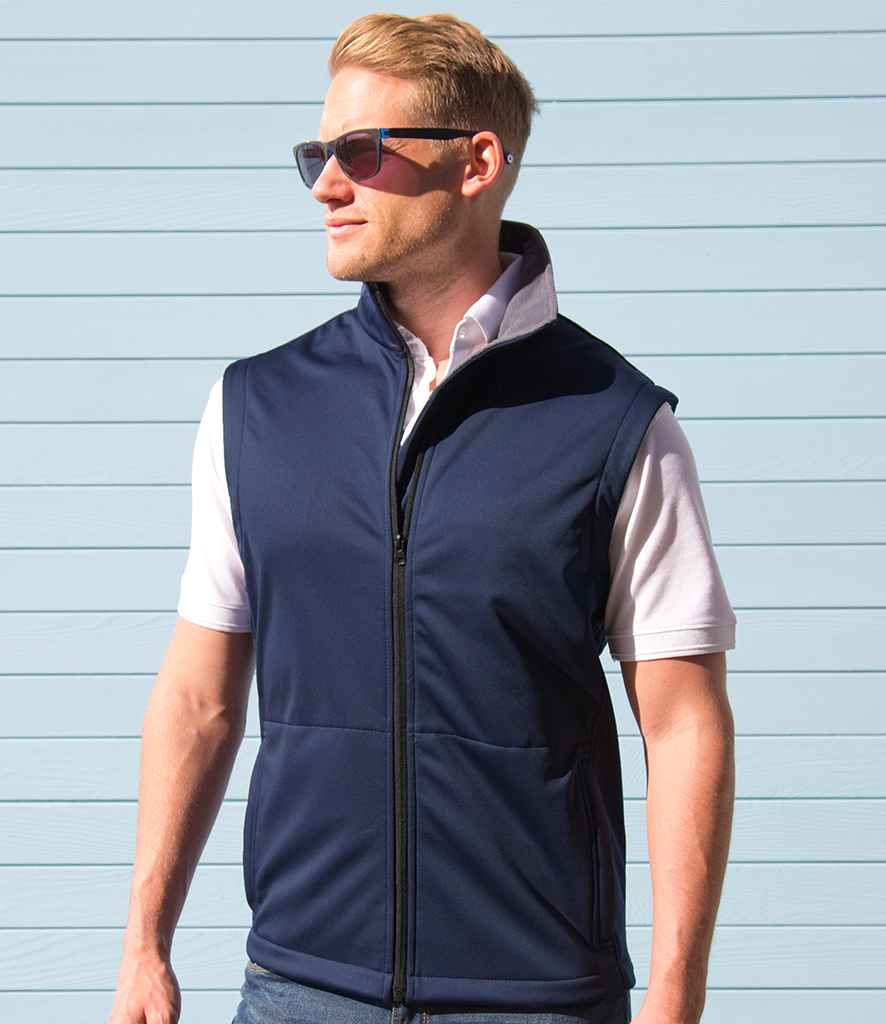 Result Core Soft Shell Bodywarmer | Navy Gilet - Lancashire Teamwear