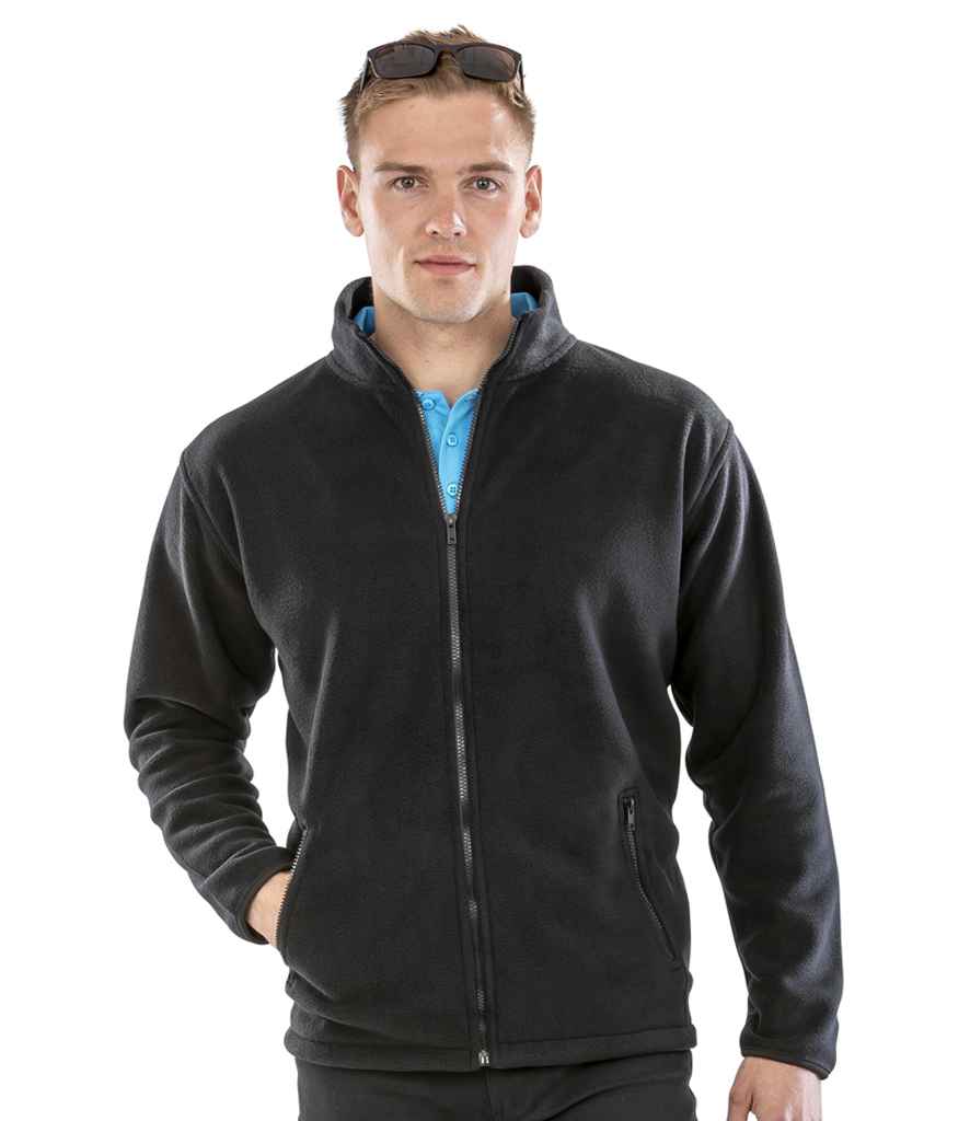 Result Core Norse Outdoor Fleece Jacket | Black - Lancashire Teamwear