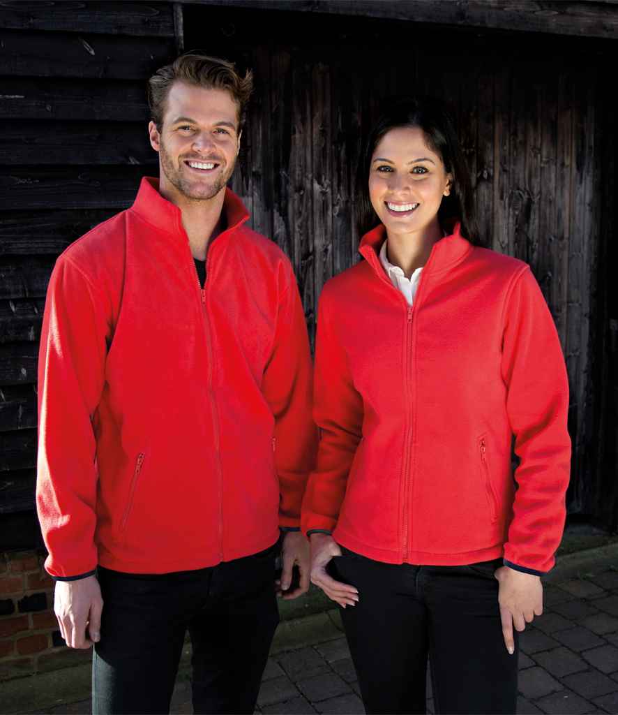 Result Core Norse Outdoor Fleece Jacket | Flame Red - Lancashire Teamwear