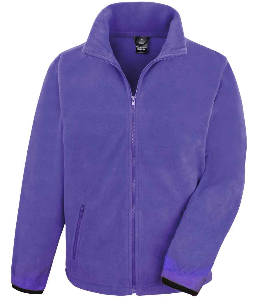 Result Core Norse Outdoor Fleece Jacket | Purple - Lancashire Teamwear