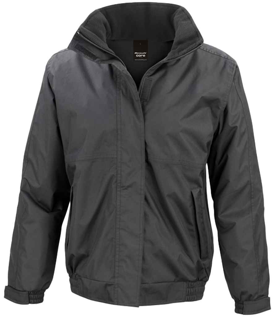Result Core Ladies Channel Jacket | Black - Lancashire Teamwear