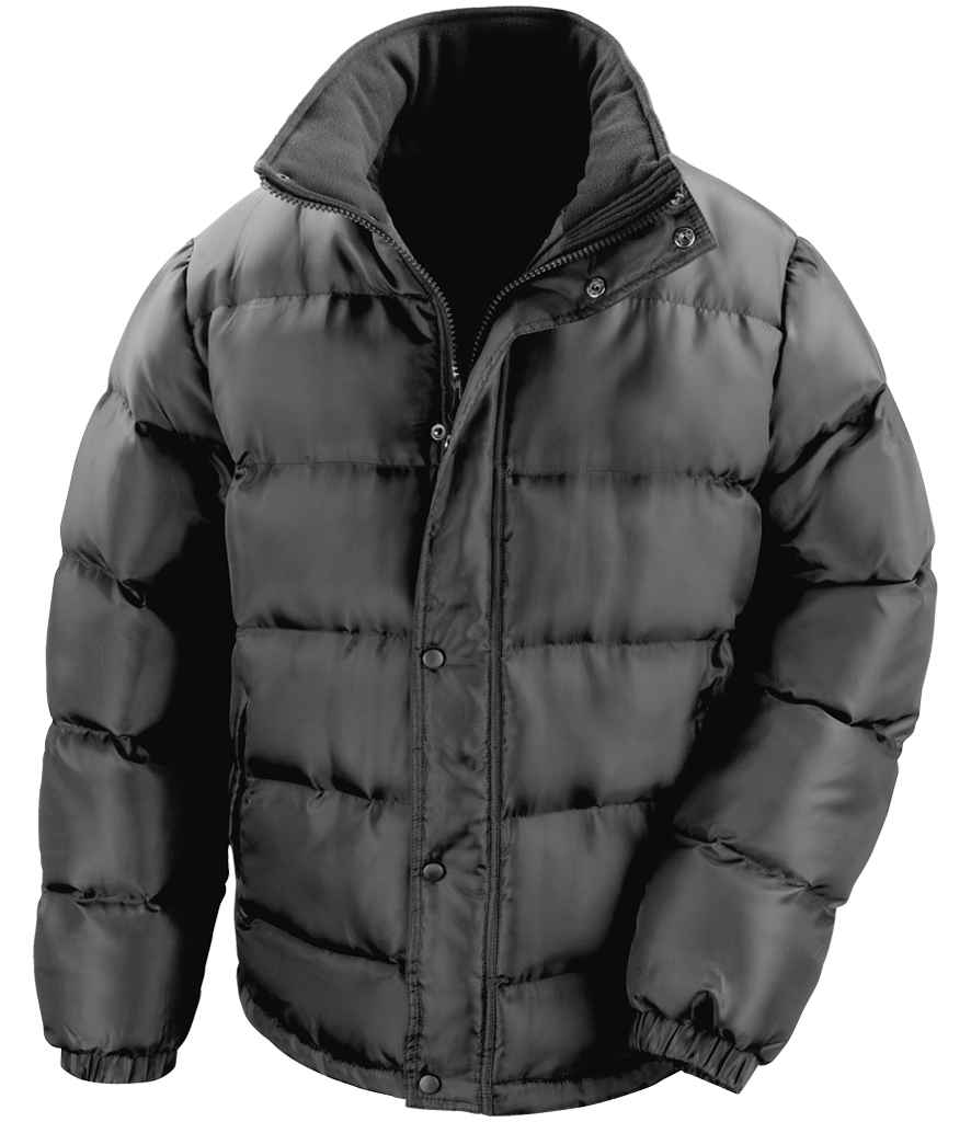 Result Core Nova Lux Padded Jacket | Black - Lancashire Teamwear