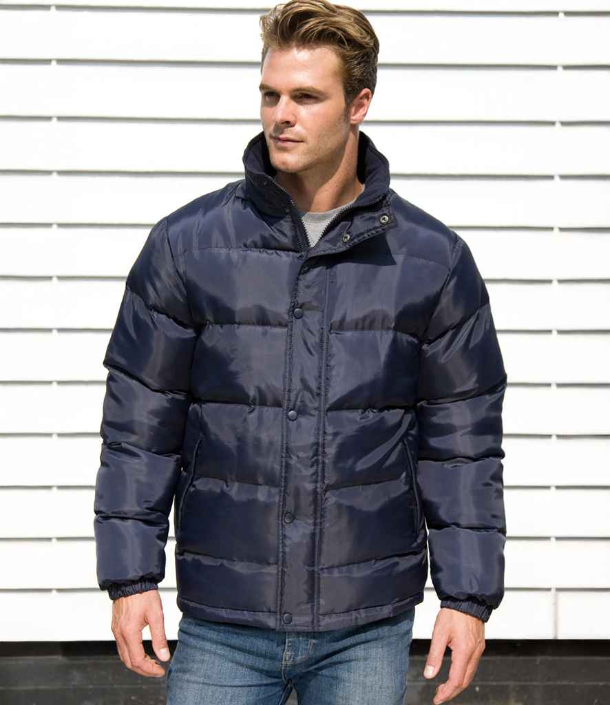Result Core Nova Lux Padded Jacket | Navy - Lancashire Teamwear