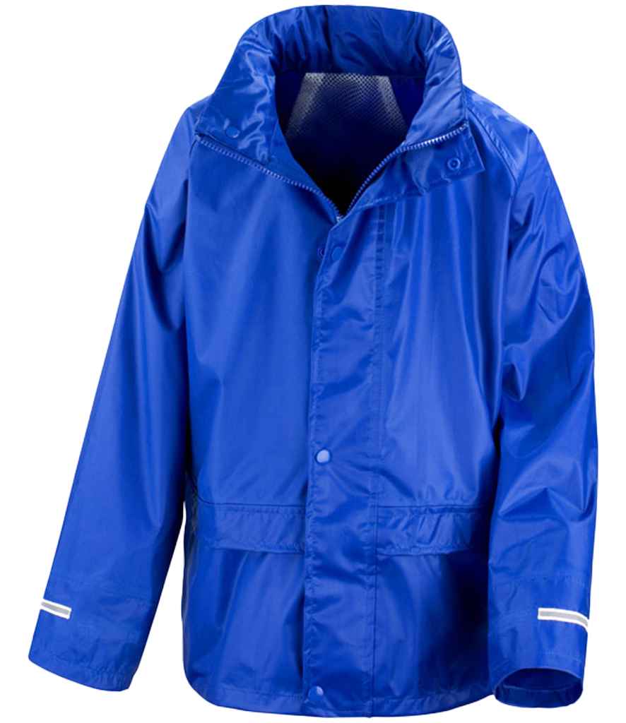 Result Core Kids Waterproof Rain Suit Royal Blue