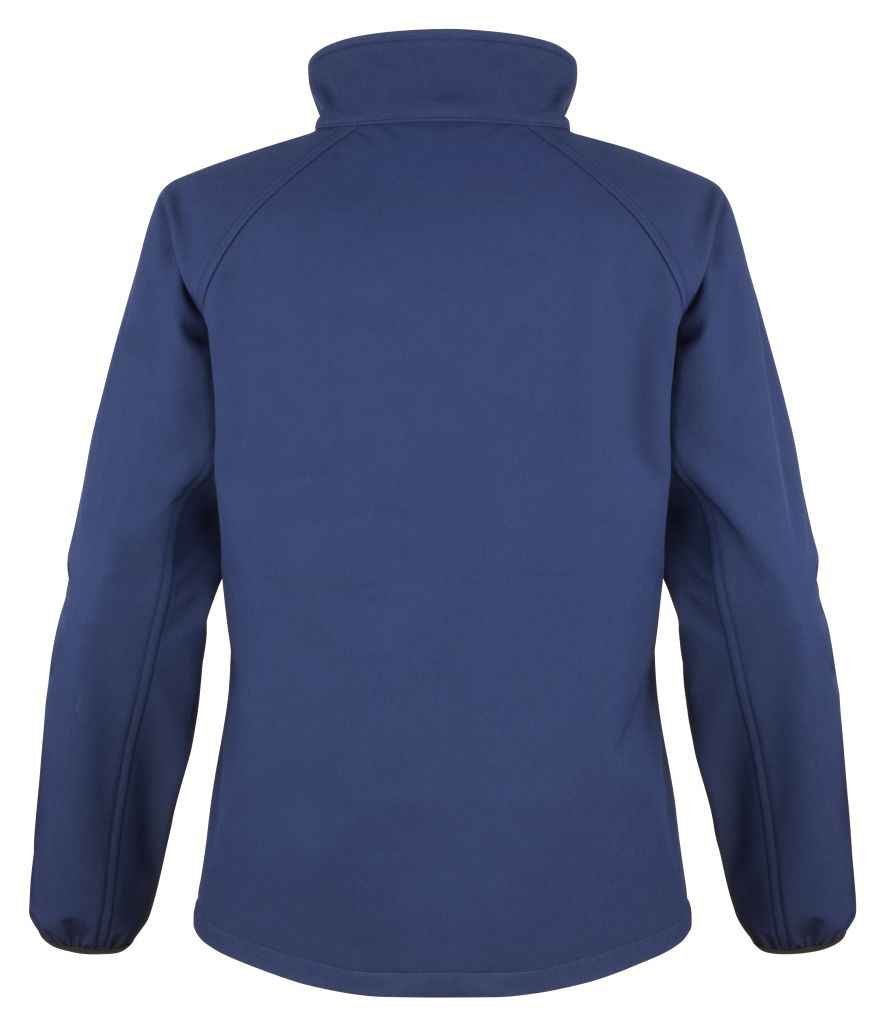 Result Core Ladies Printable Soft Shell Jacket | Navy/Royal Blue - Lancashire Teamwear