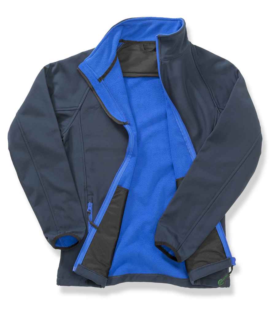 Result Core Ladies Printable Soft Shell Jacket | Navy/Royal Blue - Lancashire Teamwear