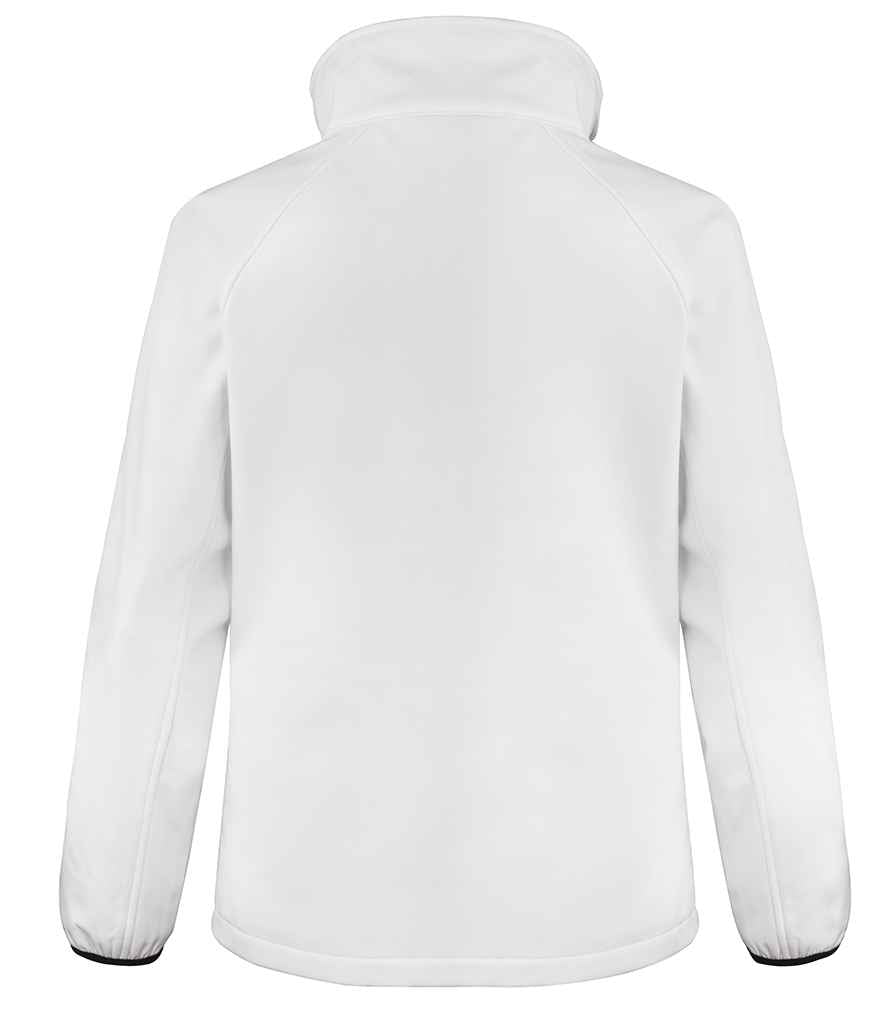 Result Core Ladies Printable Soft Shell Jacket | White/Black - Lancashire Teamwear
