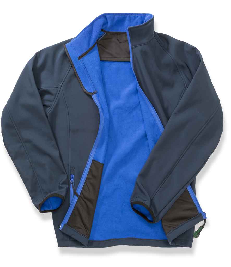 Result Core Printable Soft Shell Jacket | Navy/Royal Blue - Lancashire Teamwear
