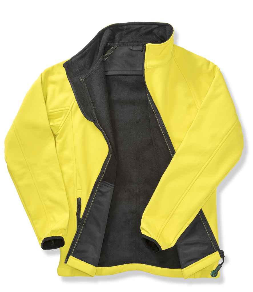 Result Core Printable Soft Shell Jacket | Yellow/Black - Lancashire Teamwear
