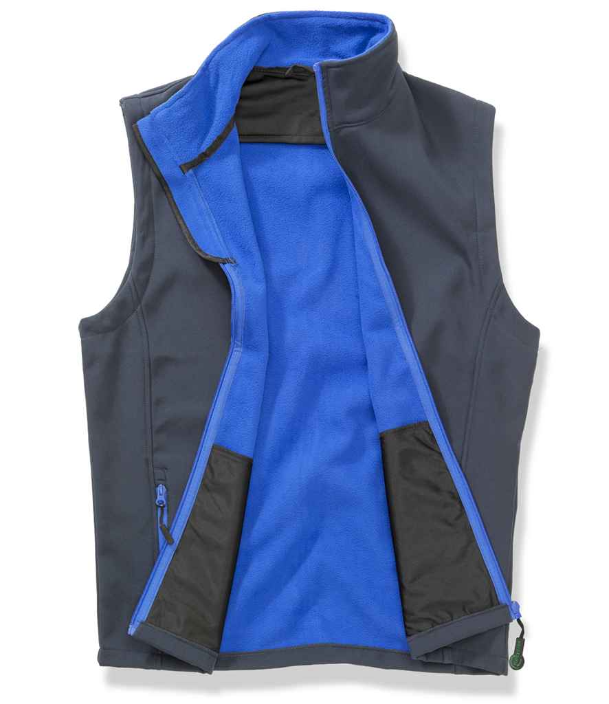 Result Core Printable Soft Shell Bodywarmer | Navy/Royal Blue Gilet - Lancashire Teamwear