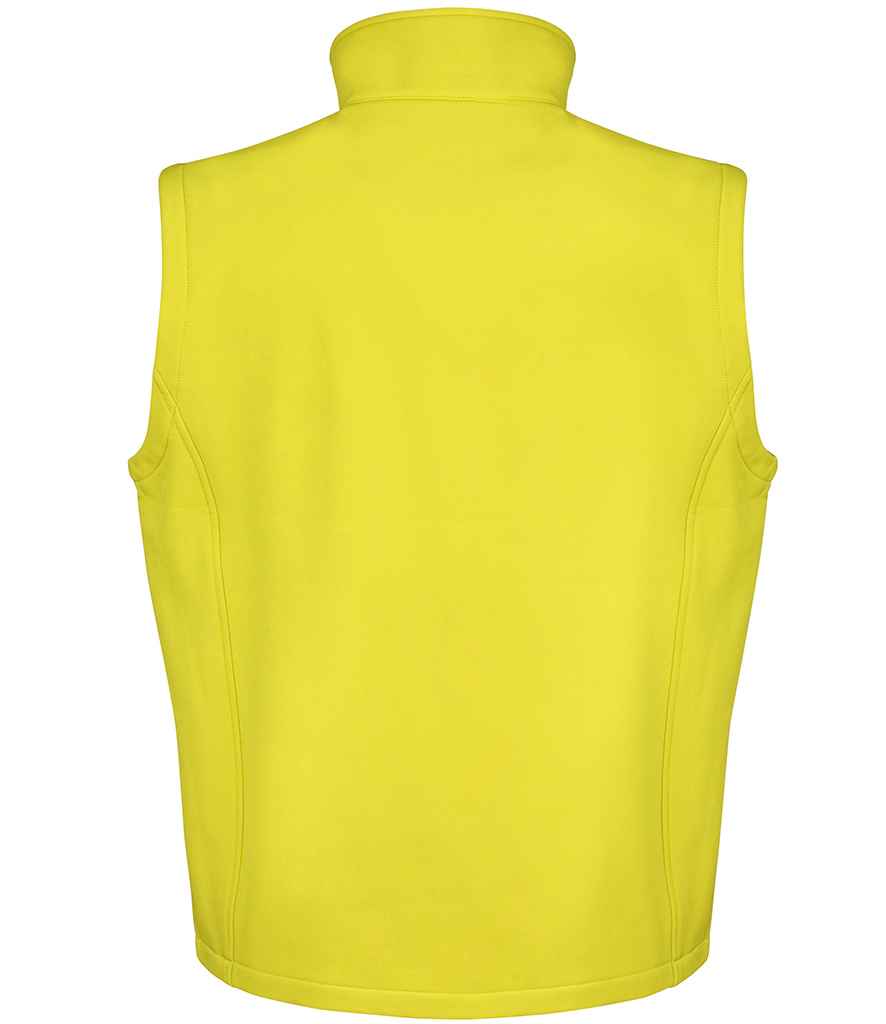 Result Core Printable Soft Shell Bodywarmer | Yellow/Black Gilet - Lancashire Teamwear