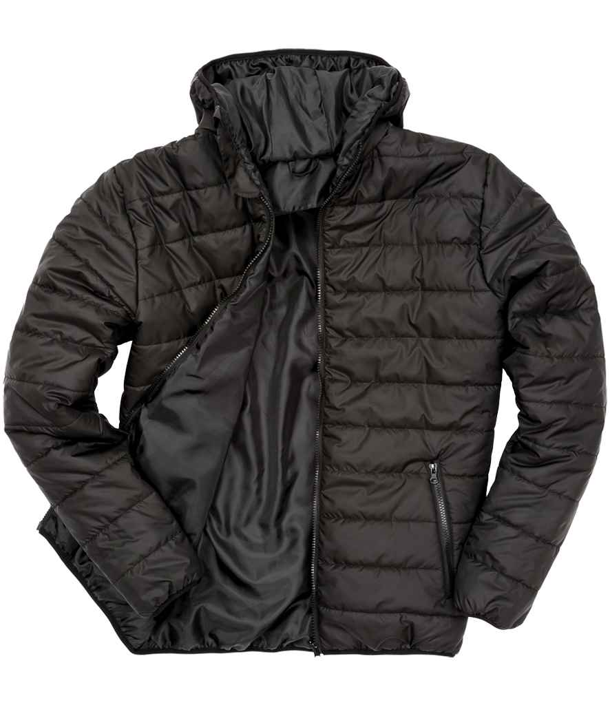 Result Core Soft Padded Jacket | Black/Black - Lancashire Teamwear