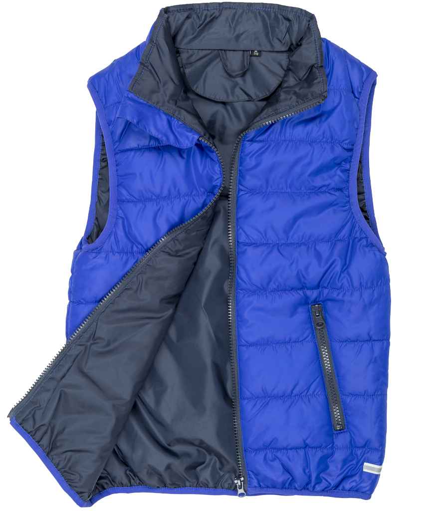 Result Core Kids Padded Bodywarmer | Royal Blue/Navy Gilet - Lancashire Teamwear