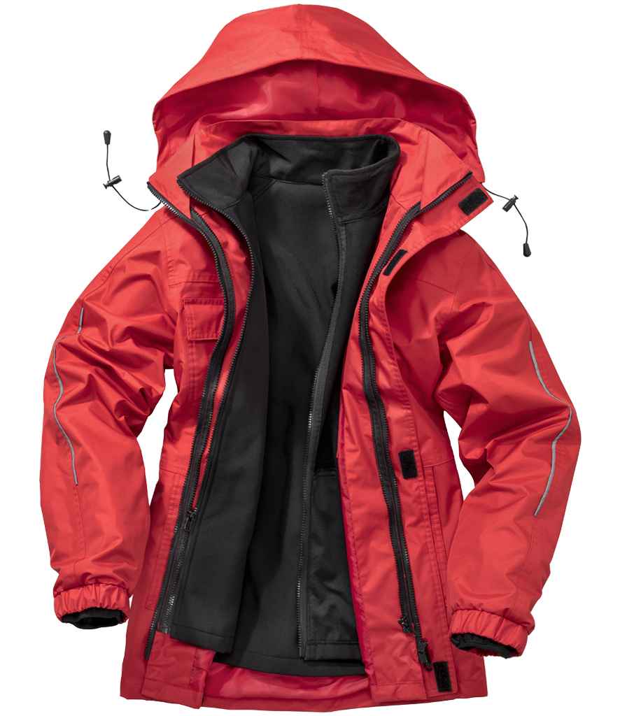 Result Core 3-in-1 Transit Jacket | Red - Lancashire Teamwear