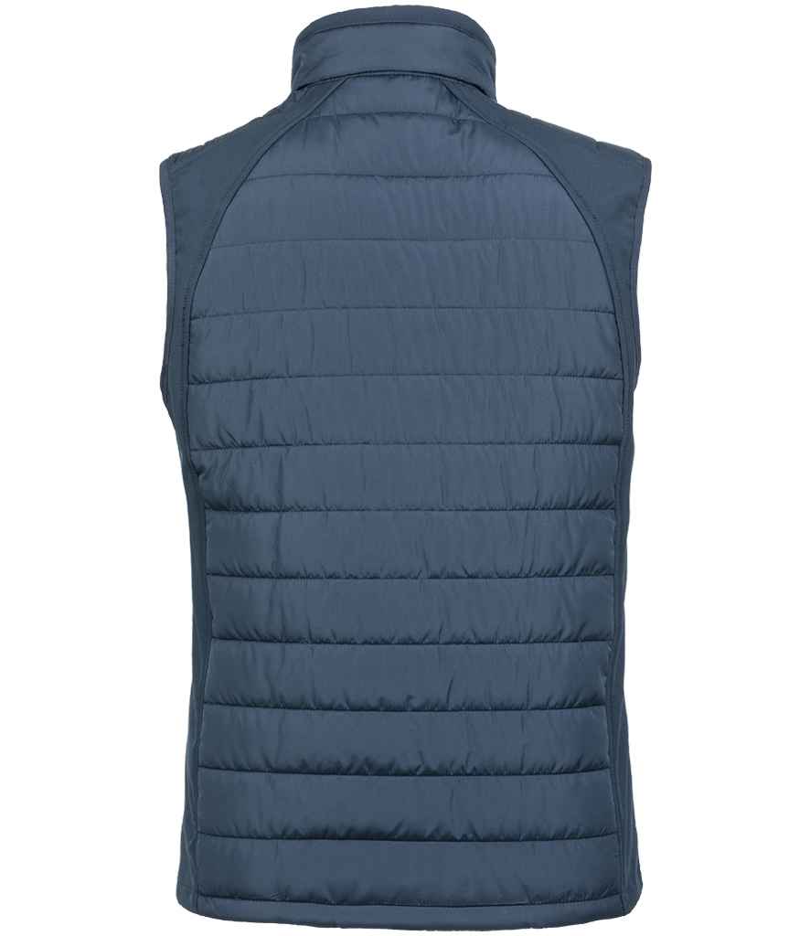Result Genuine Recycled Compass Padded Gilet | Navy/Red - Lancashire Teamwear