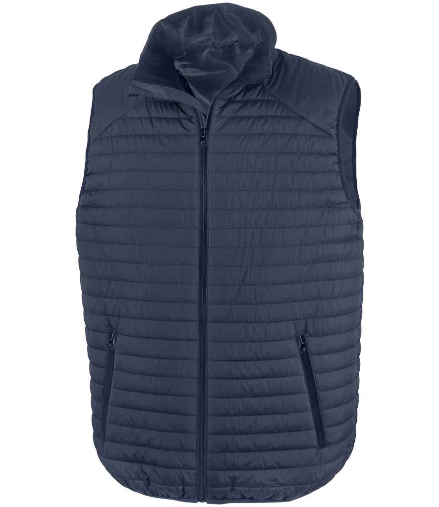 Result Genuine Recycled Thermoquilt Gilet | Navy/Navy - Lancashire Teamwear