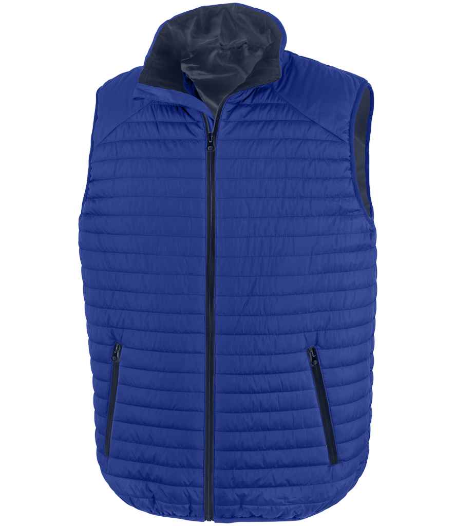 Result Genuine Recycled Thermoquilt Gilet | Royal Blue/Navy - Lancashire Teamwear
