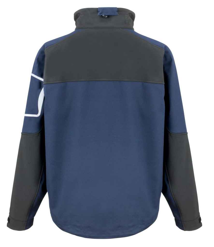 Result Work-Guard Sabre Soft Shell Jacket | Navy - Lancashire Teamwear