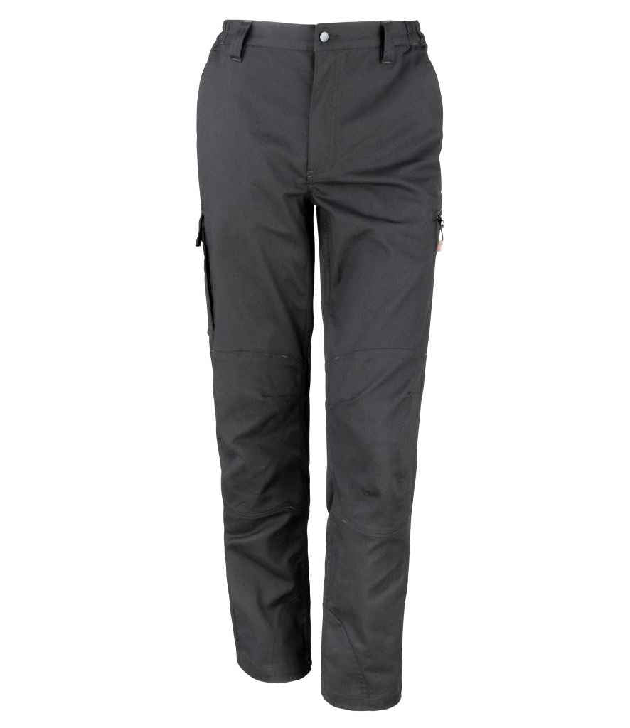Result Work-Guard Stretch Trousers | Black - Lancashire Teamwear