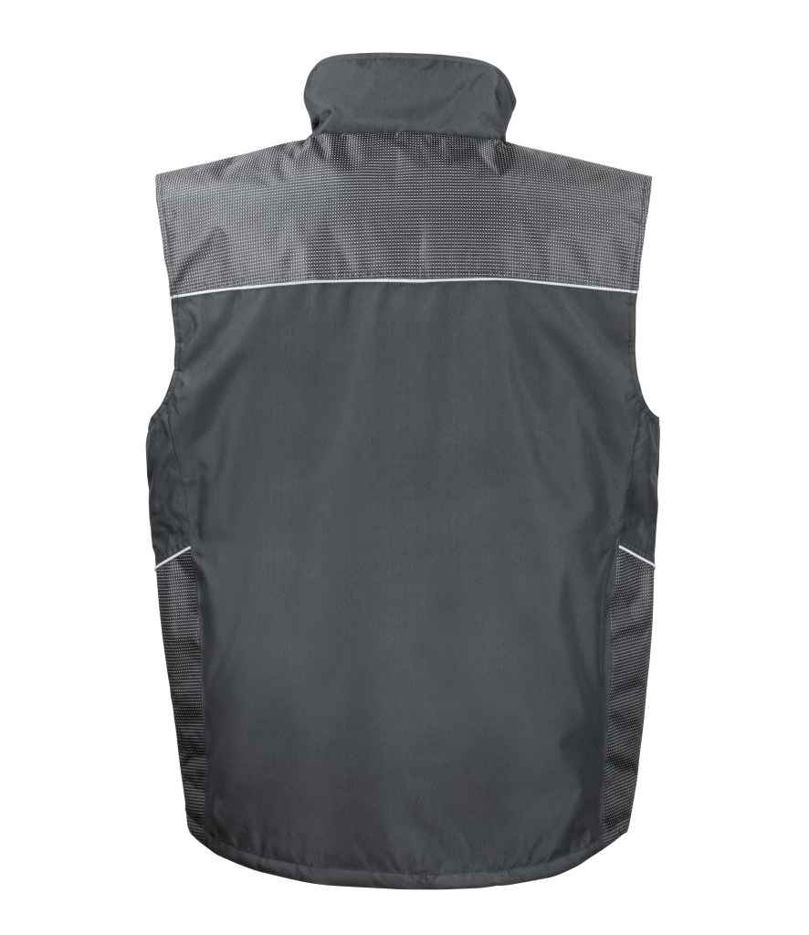 Result Work-Guard Vostex Bodywarmer | Black Gilet - Lancashire Teamwear