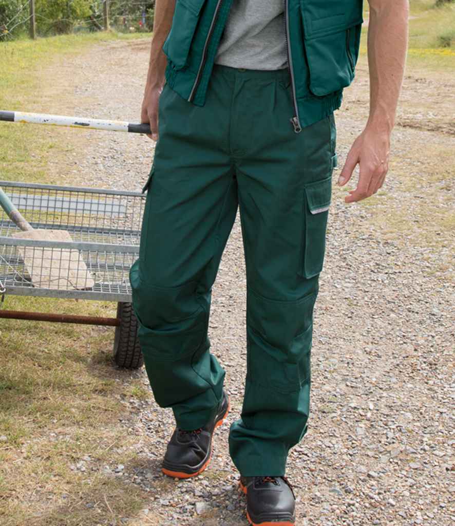 Result Work-Guard Action Trousers | Bottle Green - Lancashire Teamwear