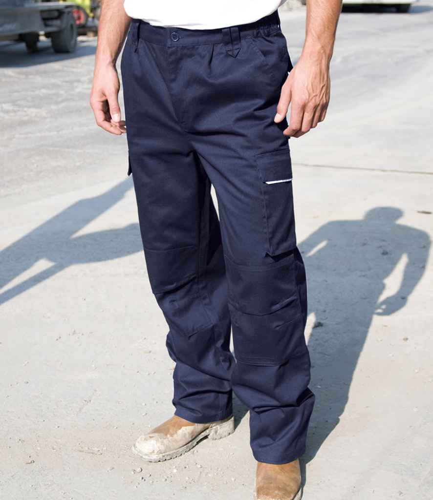 Result Work-Guard Action Trousers | Navy - Lancashire Teamwear
