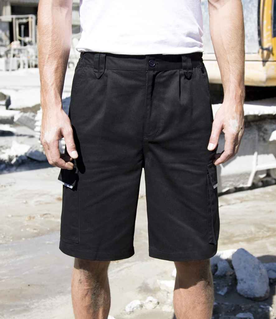 Result Work-Guard Action Shorts | Black - Lancashire Teamwear