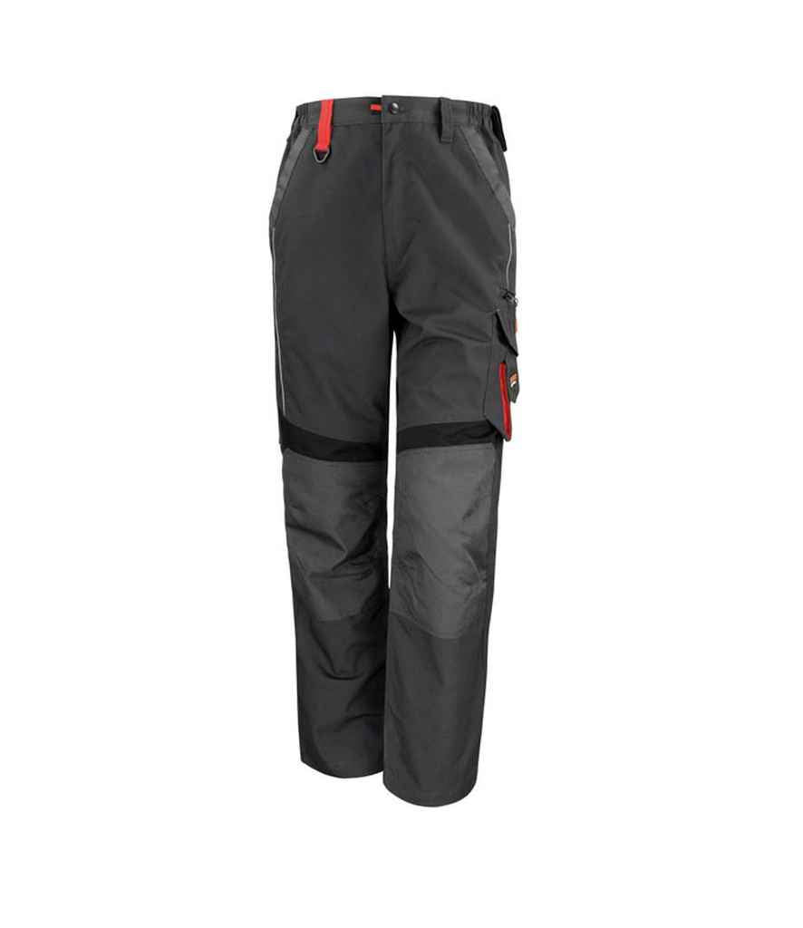 Result Work-Guard Technical Trousers | Grey/Black - Lancashire Teamwear
