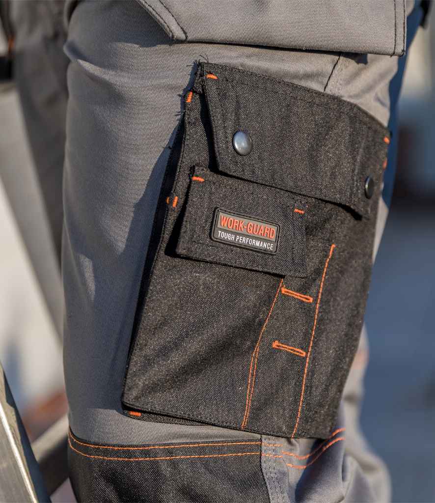 Result Work-Guard Technical Trousers | Grey/Black - Lancashire Teamwear