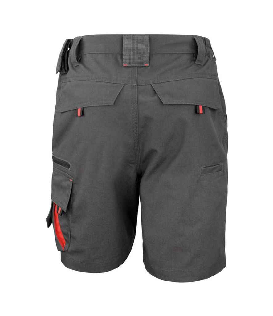 Result Work-Guard Technical Shorts | Grey/Black - Lancashire Teamwear