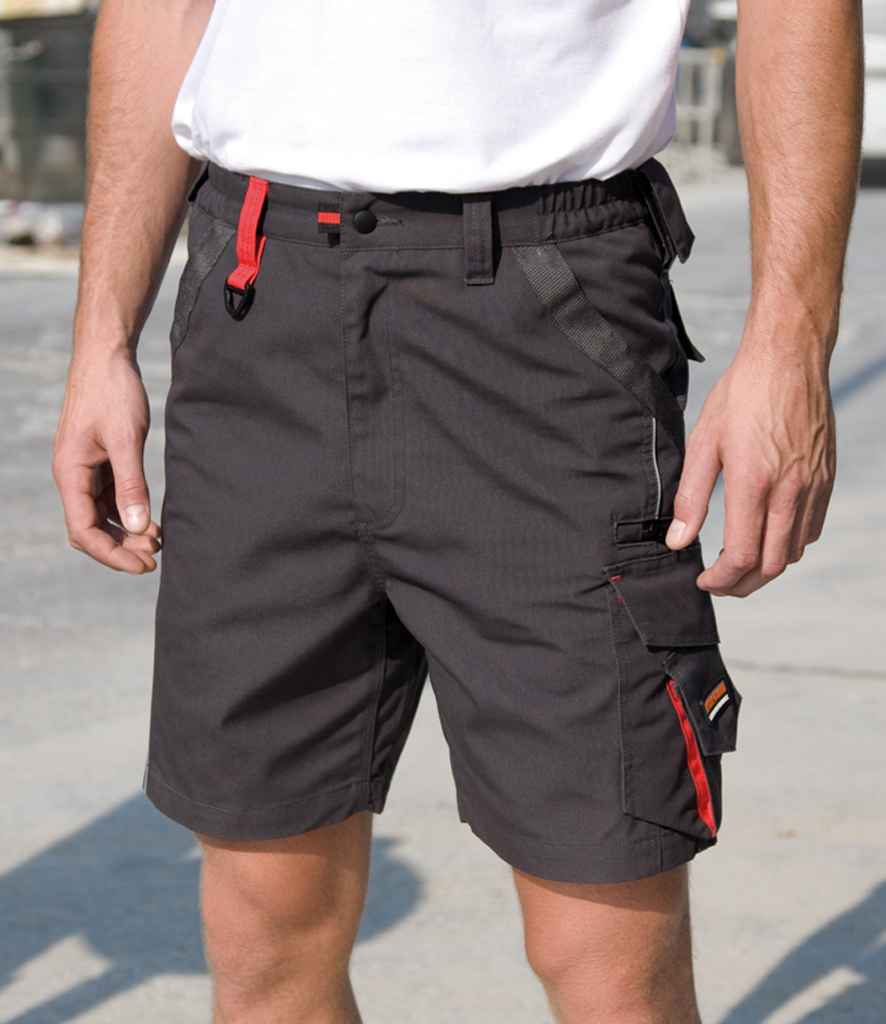 Result Work-Guard Technical Shorts | Grey/Black - Lancashire Teamwear