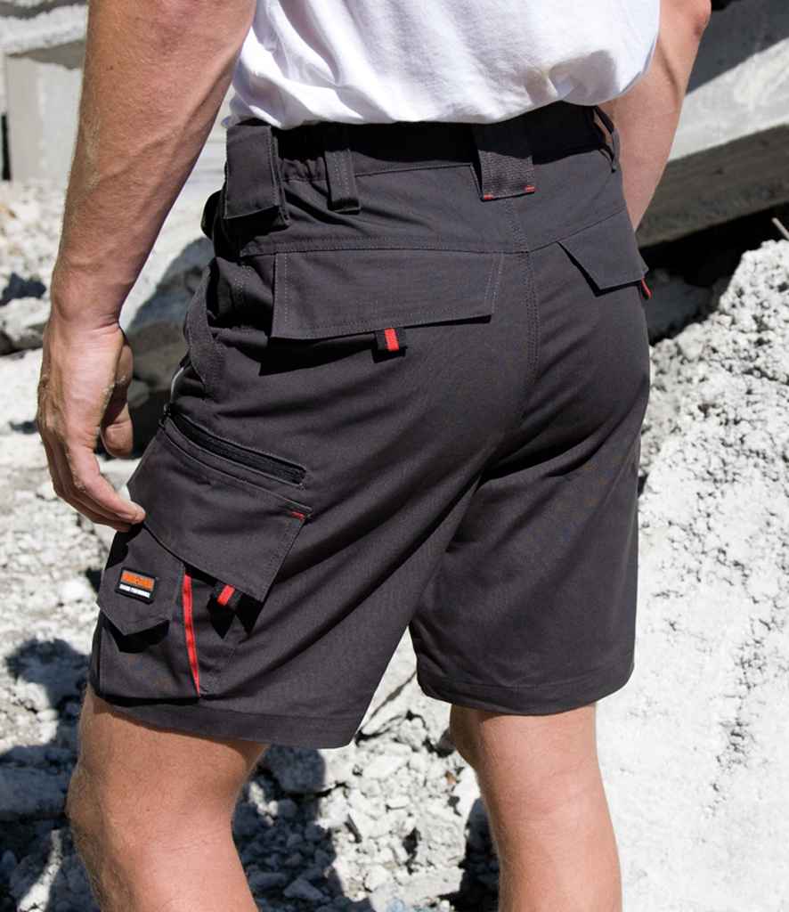 Result Work-Guard Technical Shorts | Grey/Black - Lancashire Teamwear