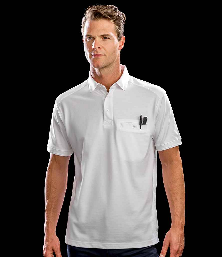 Result Work-Guard Apex Pocket Piqué Polo Shirt | White - Lancashire Teamwear