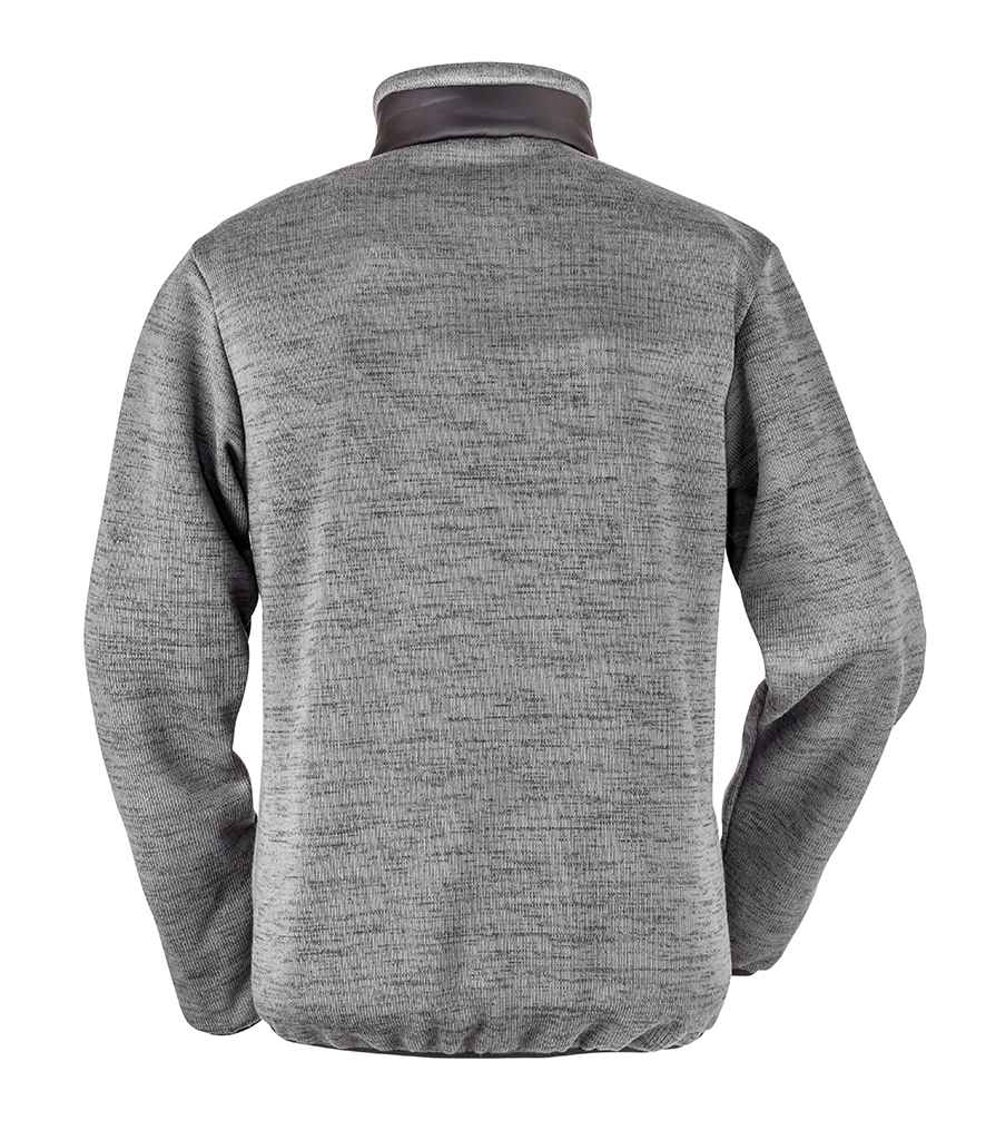 Result Work-Guard Elevator Jacket | Black/Grey Marl - Lancashire Teamwear
