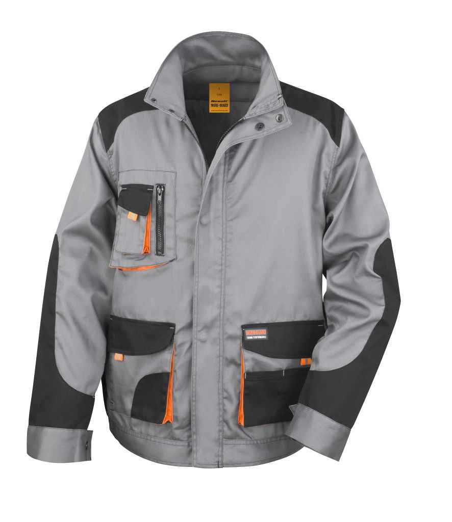 Result Work-Guard Lite Jacket | Grey/Black - Lancashire Teamwear
