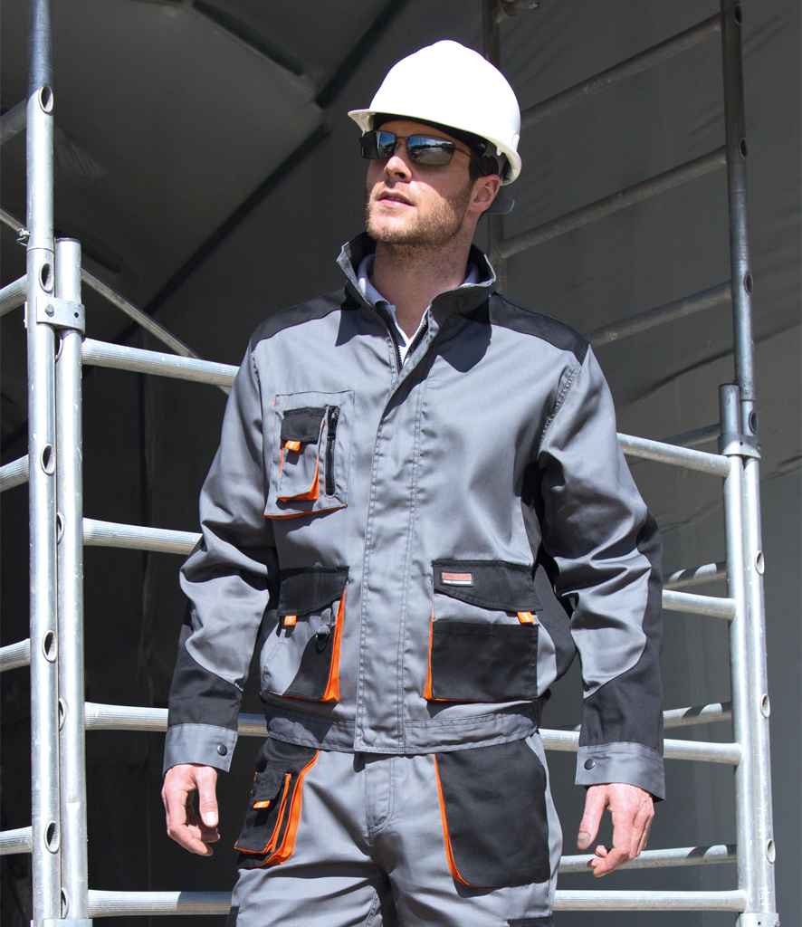 Result Work-Guard Lite Jacket | Grey/Black - Lancashire Teamwear