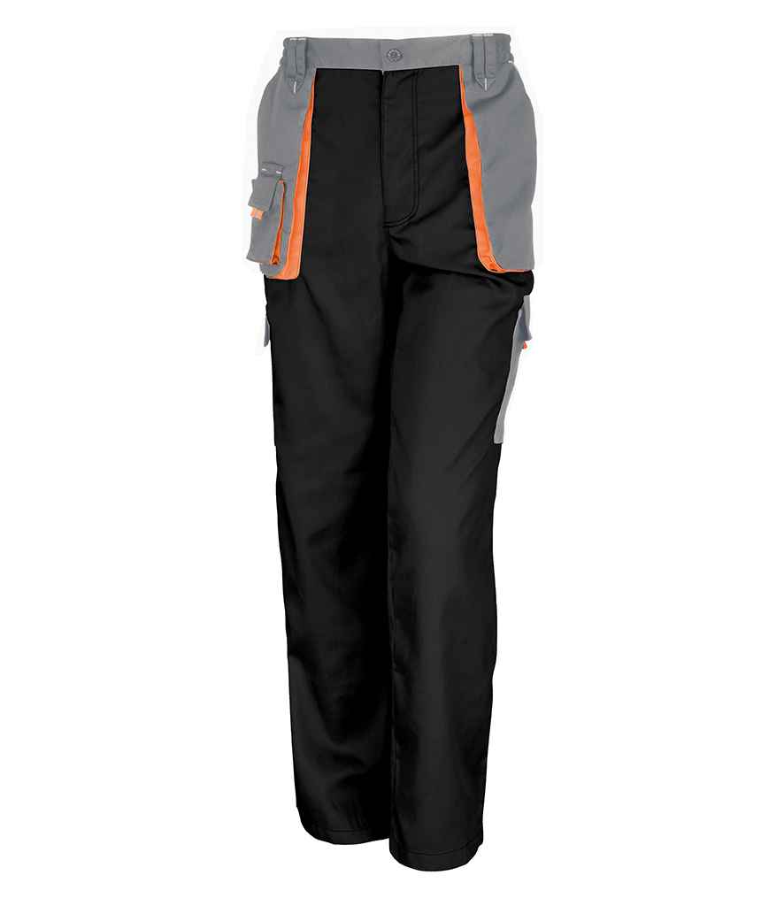 Result Work-Guard Lite Trousers | Black/Grey - Lancashire Teamwear