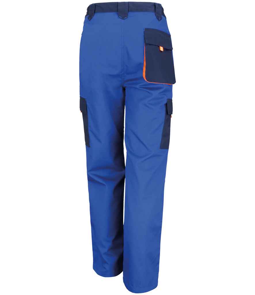 Result Work-Guard Lite Trousers | Royal Blue/Navy - Lancashire Teamwear