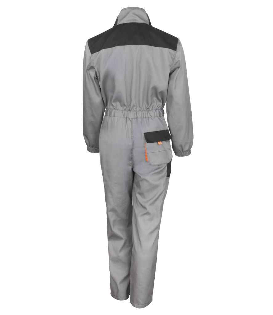 Result Work-Guard Lite Coverall | Grey/Black - Lancashire Teamwear