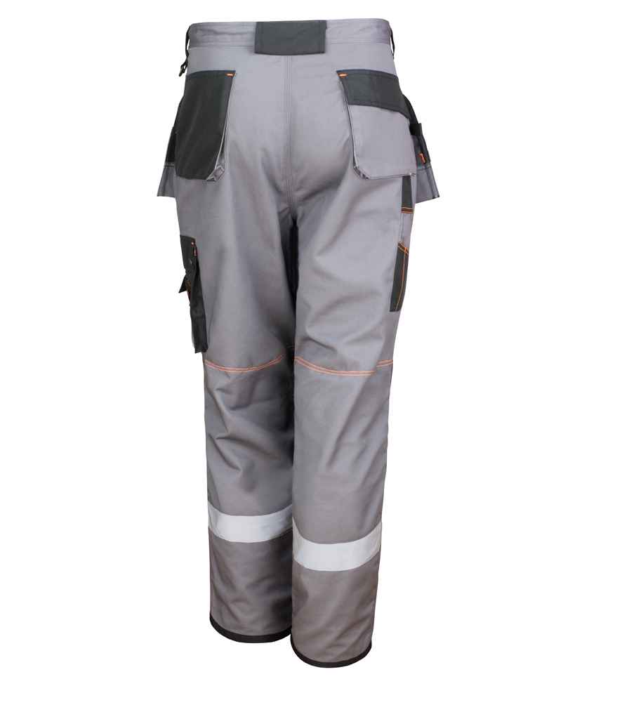 Result Work-Guard X-Over Holster Trousers | Grey/Black - Lancashire Teamwear