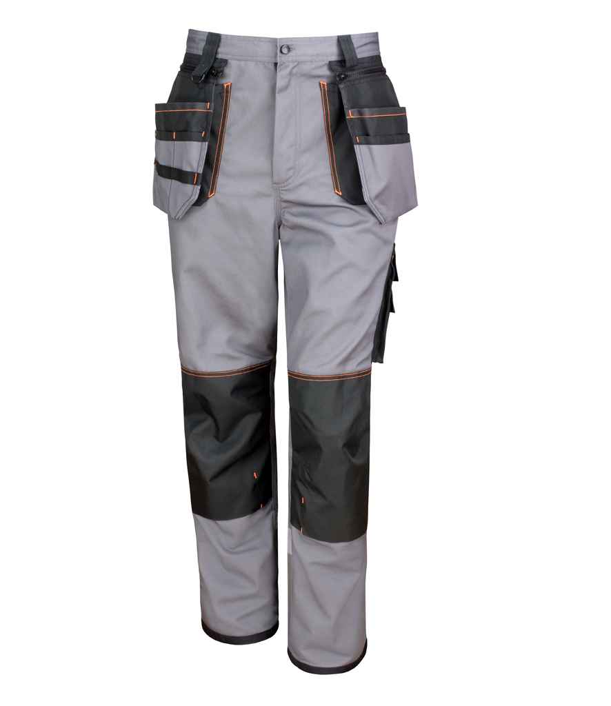Result Work-Guard X-Over Holster Trousers | Grey/Black - Lancashire Teamwear
