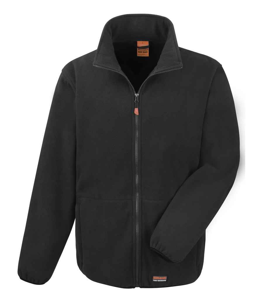 Result Work-Guard Heavy Duty Micro Fleece Jacket Black