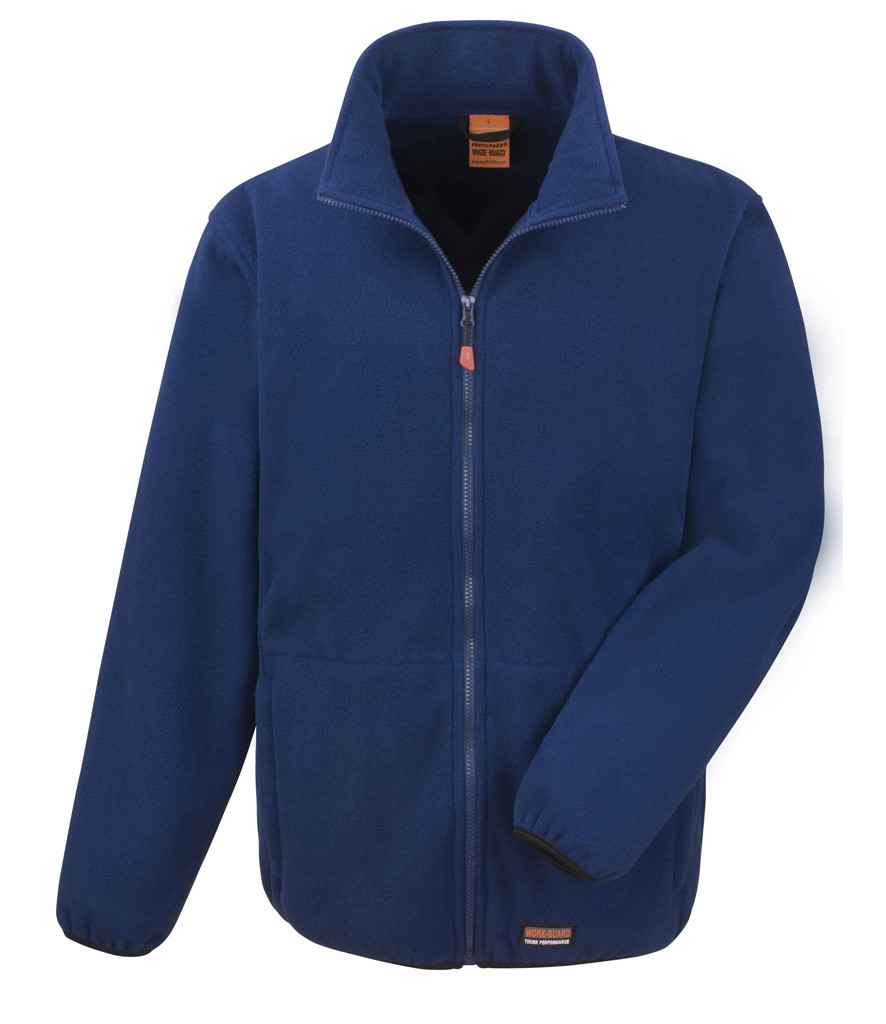 Result Work-Guard Heavy Duty Micro Fleece Jacket Navy