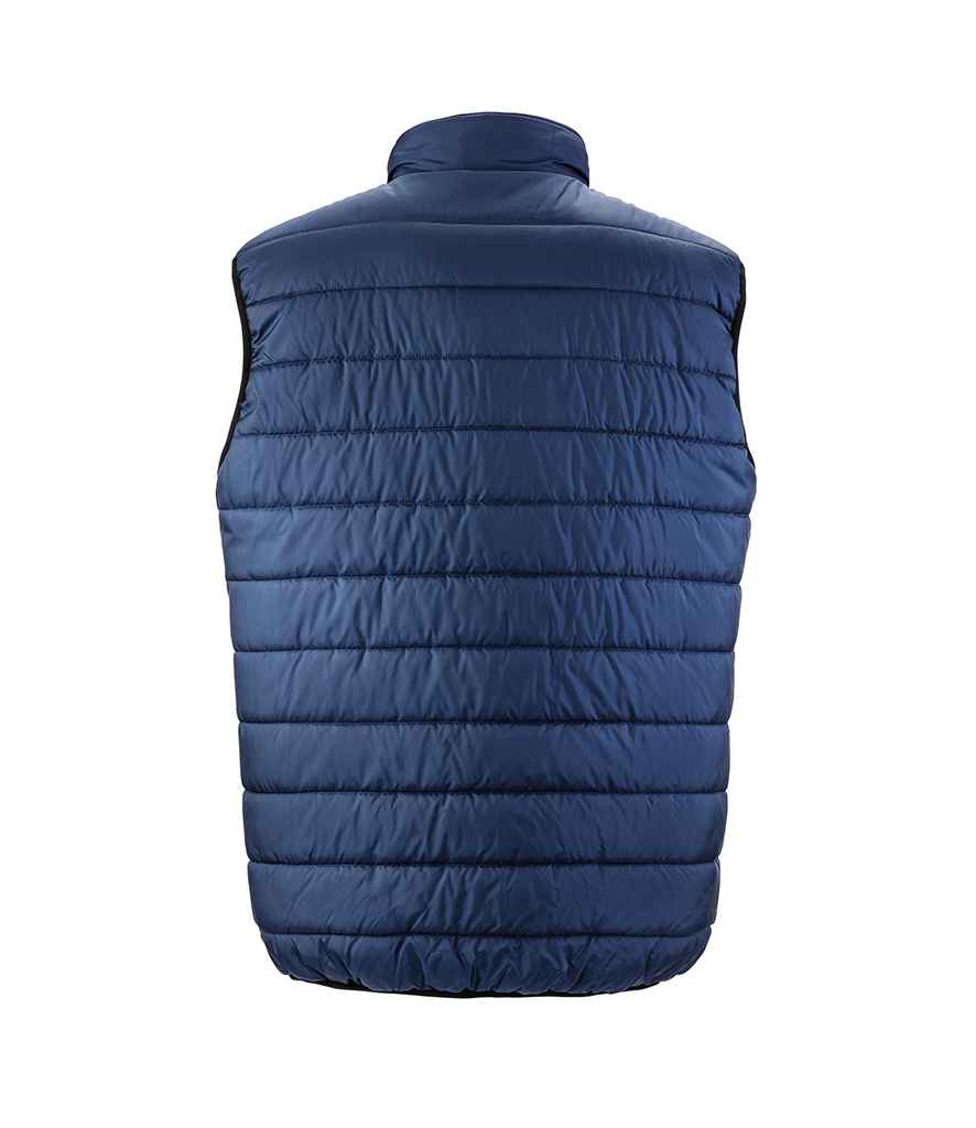 Result Safe-Guard Reversible Soft Padded Gilet | Fluorescent Orange/Navy - Lancashire Teamwear