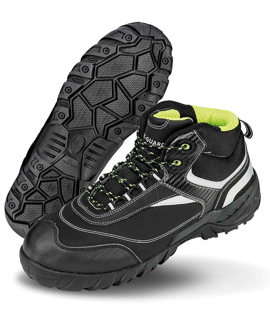 Result Work-Guard Blackwatch S3 SRC Safety Boots | Black/Silver Footwear - Lancashire Teamwear