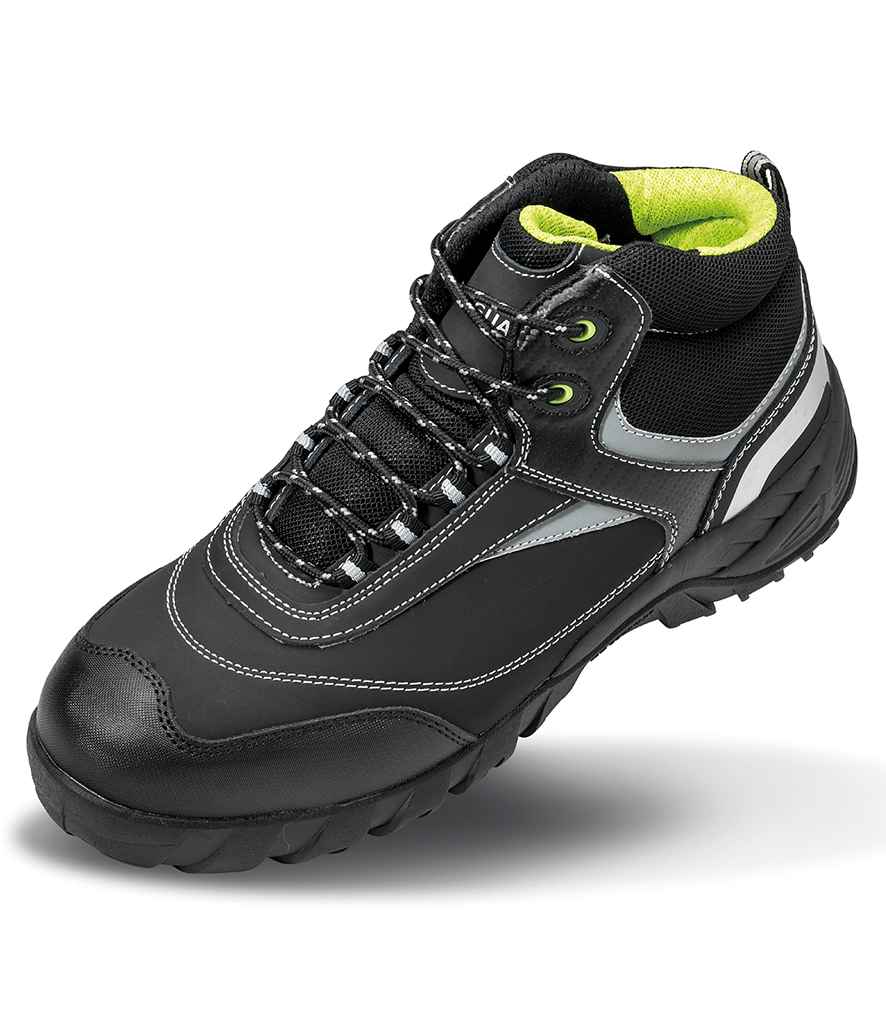 Result Work-Guard Blackwatch S3 SRC Safety Boots | Black/Silver Footwear - Lancashire Teamwear