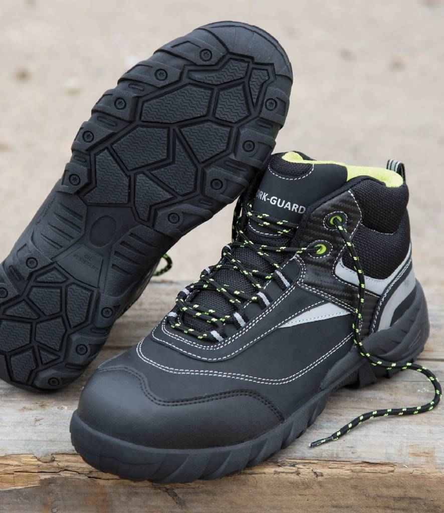 Result Work-Guard Blackwatch S3 SRC Safety Boots | Black/Silver Footwear - Lancashire Teamwear