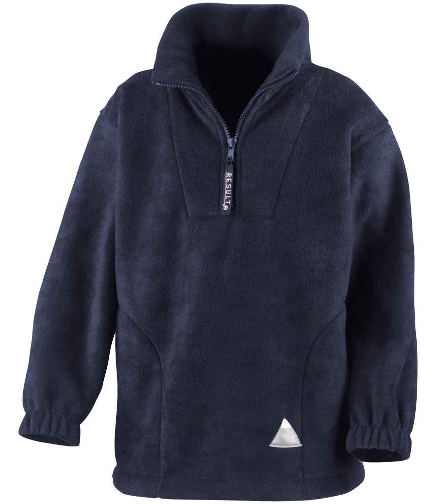 Result Kids/Youths Zip Neck Polartherm™ Fleece Navy