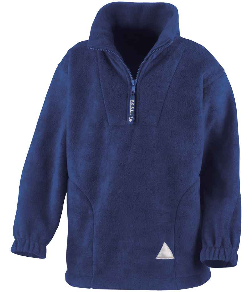 Result Kids/Youths Zip Neck Polartherm™ Fleece Royal Blue